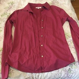 Calvin Klein red button down